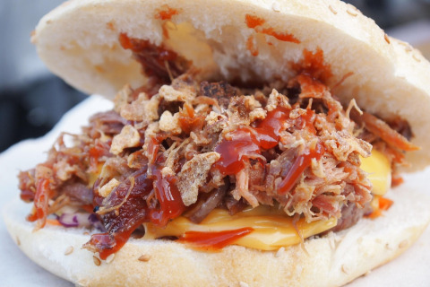 pulled pork sandwich