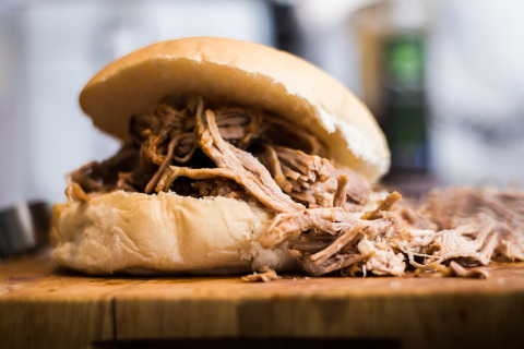 pulled pork sandwich